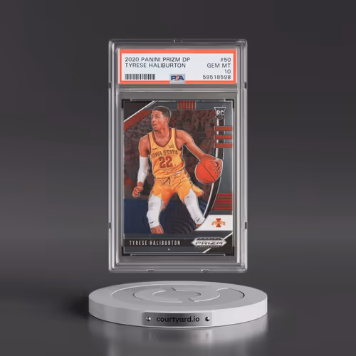 2020 Panini Prizm Draft Picks #50 Tyrese Haliburton (PSA 10 GEM MINT)