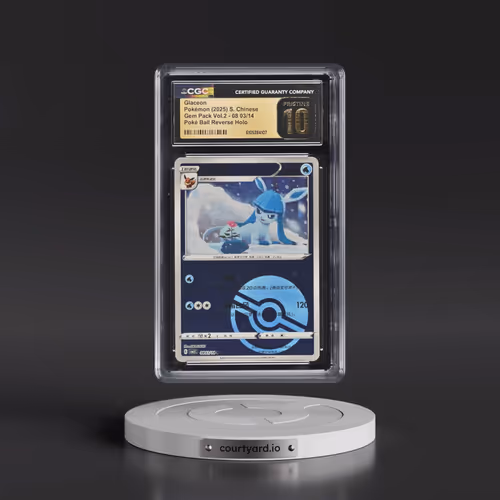 2025 Gem Pack Volume 2 - CBB2C - Simplified #08 03/14 Glaceon - Reverse Holo Poké Ball (CGC 10 PRIST