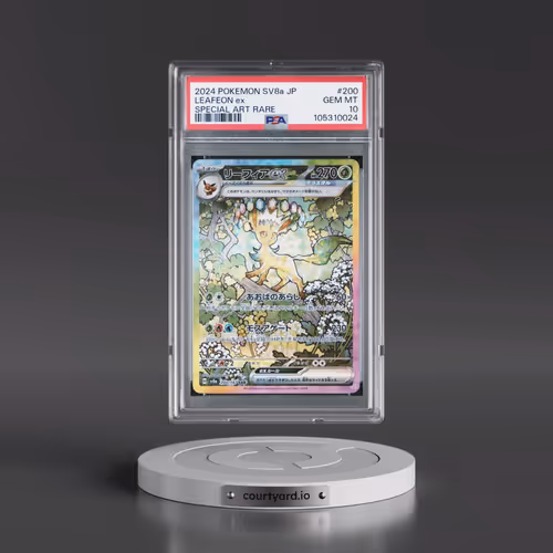 2024 Pokémon Sv8a-Terastal Fest EX #200 Leafeon EX - Holo Special Art Rare (PSA 10 GEM MINT)