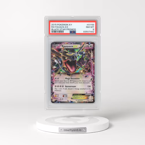 2015 Pokémon XY Black Star Promos #XY69 Rayquaza EX - Holo (PSA 8 NM-MT)