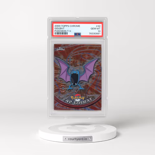 2000 Topps Chrome Pokémon T.V. #42 Golbat (PSA 10 GEM MINT)