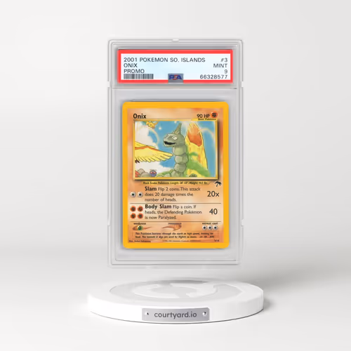 2001 Pokémon Southern Islands Promo #3 Onix (PSA 9 MINT)
