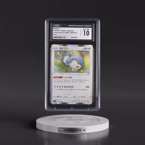 2020 Amazing Volt Tackle #084/100 Snorlax - Holo (CGC 10 GEM MINT)