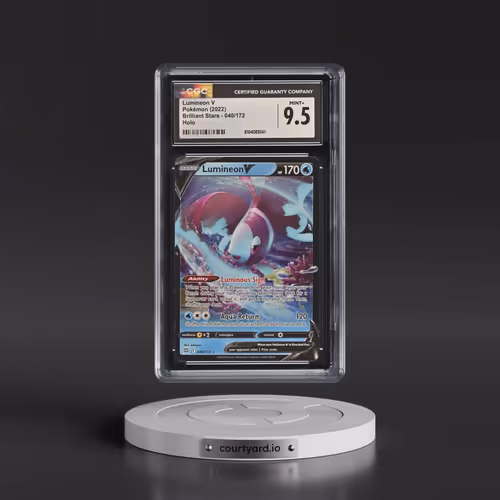 2022 Brilliant Stars #040/172 Lumineon V - Holo (CGC 9.5 MINT+)