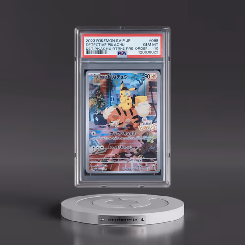 2023 Pokémon SV-P Promo #098 Detective Pikachu - Detective Pikachu Returns Pre-Order (PSA 10 GEM MIN