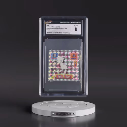 1997 Hyper Sticker Collection Part 2 (1997) #388 Mew - Prism (CGC 6 EX-NM)