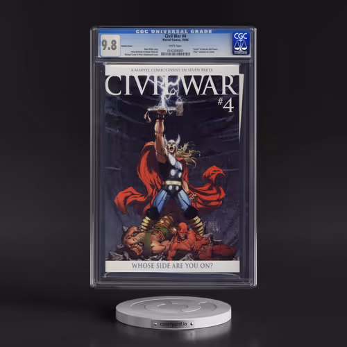Civil War #4 CGC 9.8 White Pages (Marvel Comics, 10/06) - Universal Variant Cover