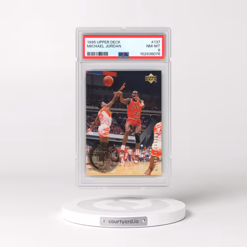 1995 Upper Deck #137 Michael Jordan (PSA 8 NM-MT)