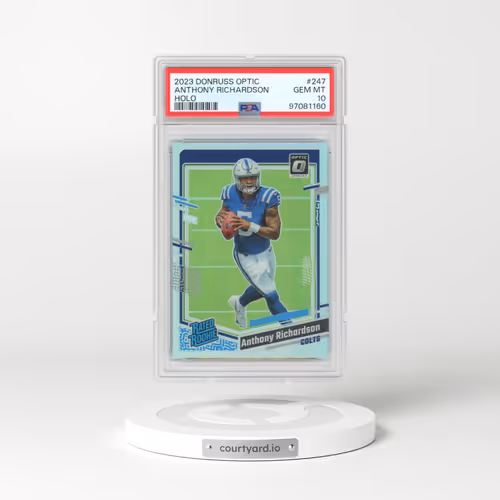 2023 Panini Donruss Optic #247 Anthony Richardson - Holo (PSA 10 GEM MINT)
