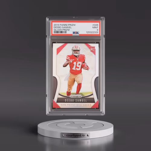 2019 Panini Prizm #346 Deebo Samuel - Silver Prizm (PSA 9 MINT)