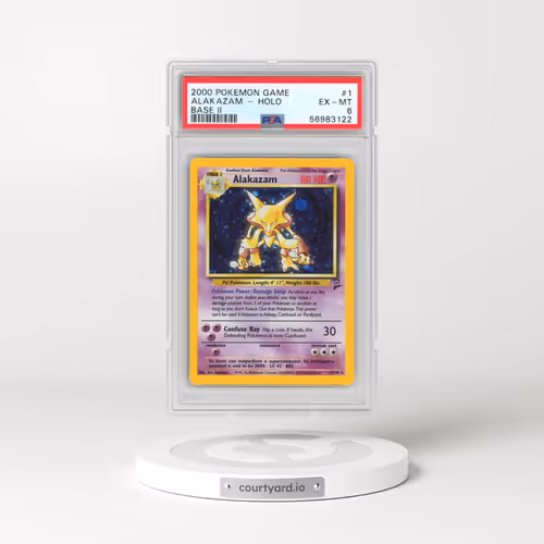 2000 Pokémon Game Base II #1 Alakazam - Holo (PSA 6 EX-MT)