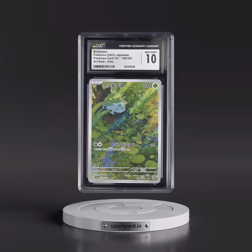 2023 Pokémon Card 151 #166/165 Bulbasaur - Art Rare Holo (CGC 10 GEM MINT)