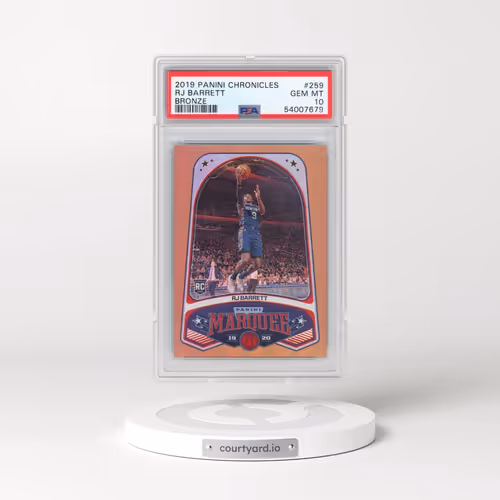 2019 Panini Chronicles #259 RJ Barrett - Bronze (PSA 10 GEM MINT)