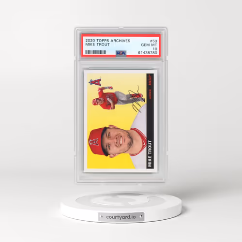 2020 Topps Archives #50 Mike Trout (PSA 10 GEM MINT)