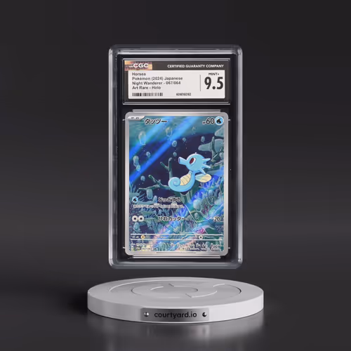 2024 Pokémon Sv6a-Night Wanderer #067 Horsea - Art Rare (CGC 9.5 MINT+)