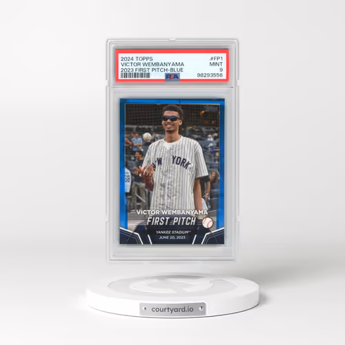 2024 Topps 2023 First Pitch #FP1 Victor Wembanyama - Blue (PSA 9 MINT)