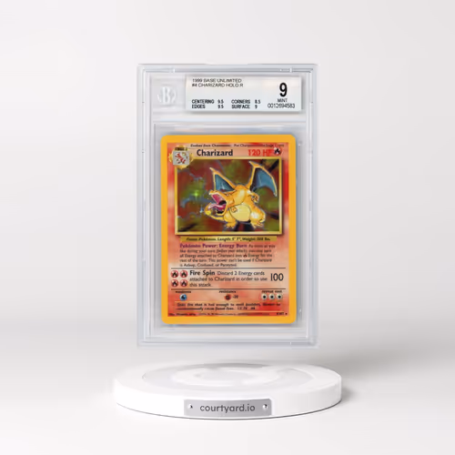 1999 Base Set #4 Charizard - Holo (BGS 9 MINT)