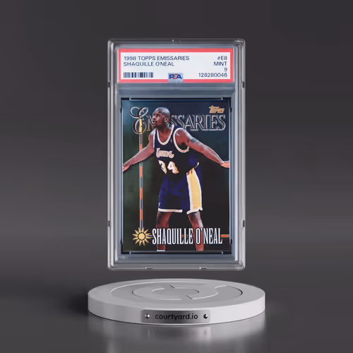 1998 Topps Emissaries #E8 Shaquille O'Neal (PSA 9 MINT)