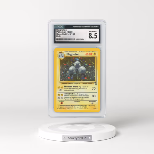 2000 Base Set 2 #9/130 Magneton - Holo (CGC 8.5 NM-MT+)