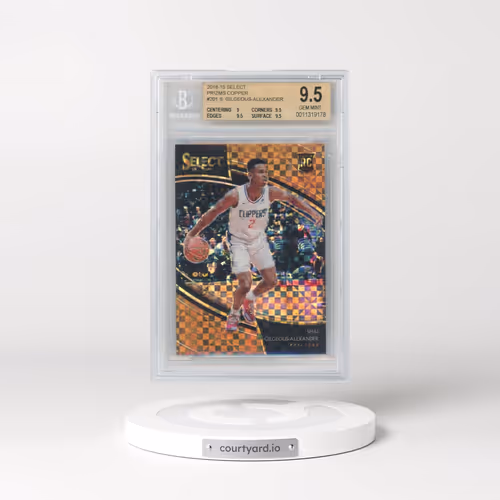 2018 Panini Select #201 Shai Gilgeous-Alexander - Copper Prizm (BGS 9.5 GEM MINT)