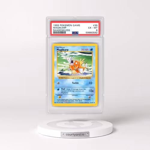1999 Pokémon Game #35 Magikarp - Shadowless (PSA 6 EX-MT)