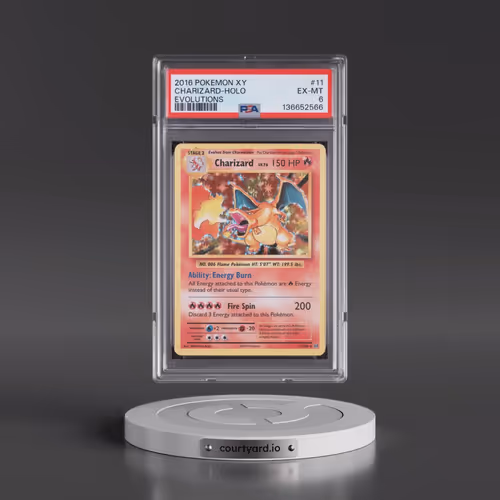 2016 Pokémon XY Evolutions #11 Charizard - Holo (PSA 6 EX-MT)