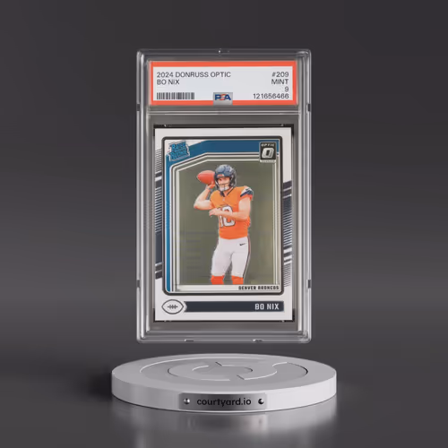 2024 Panini Donruss Optic #209 Bo Nix (PSA 9 MINT)