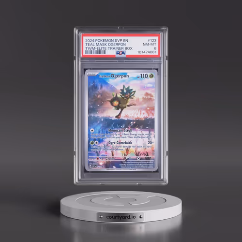 2024 Pokémon Svp EN-SV Black Star Promo #123 Teal Mask Ogerpon - Twilight Masquerade Elite Trainer B