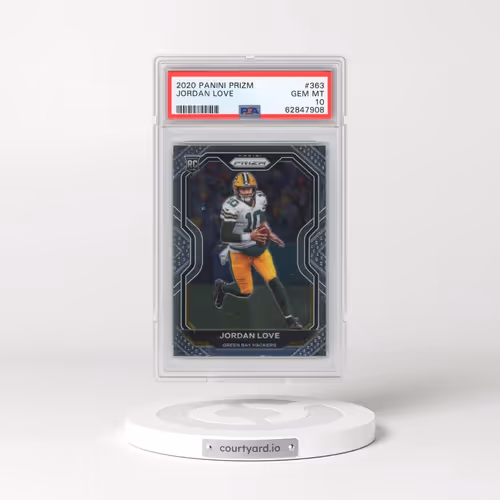 2020 Panini Prizm #363 Jordan Love (PSA 10 GEM MINT)
