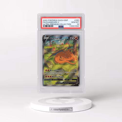 2022 Pokémon Swsh Black Star Promo #260 Charizard V - Holo Full Art Sword & Shield Ultra-Premium Col