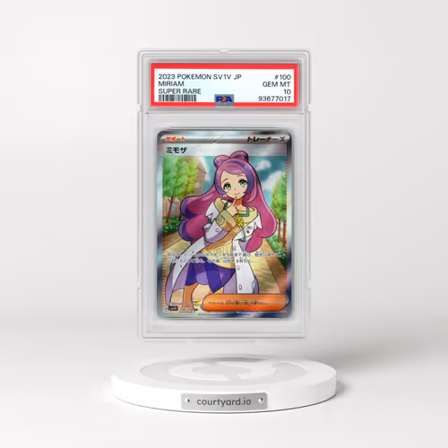 2023 Pokémon Sv1v-Violet EX #100 Miriam - Super Rare (PSA 10 GEM MINT)