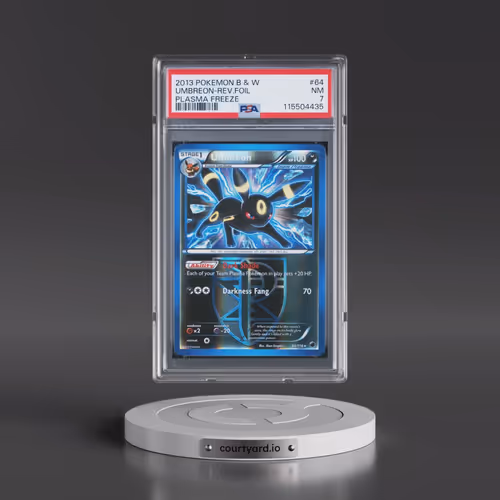 2013 Pokémon Black & White Plasma Freeze #64 Umbreon - Reverse Foil (PSA 7 NM)
