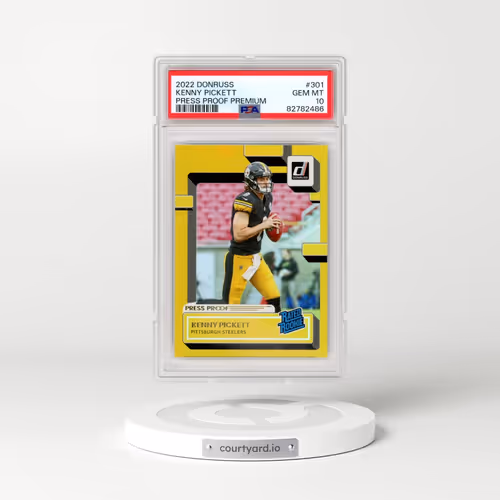 2022 Panini Donruss #301 Kenny Pickett - Press Proof Premium (PSA 10 GEM MINT)