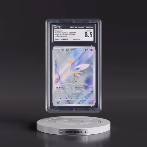 2024 Pokémon Sv6a-Night Wanderer #071 Cresselia - Art Rare (CGC 8.5 NM-MT+)