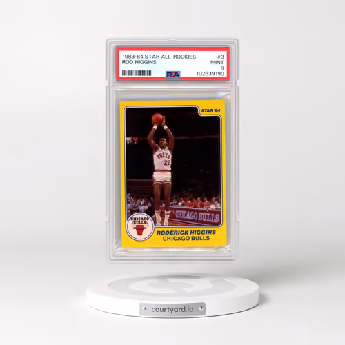 1983 Star All-Rookies #3 Rod Higgins (PSA 9 MINT)