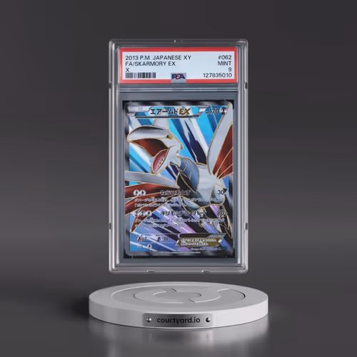 2013 Pokémon XY #062 Skarmory EX - Holo Full Art X (PSA 9 MINT)