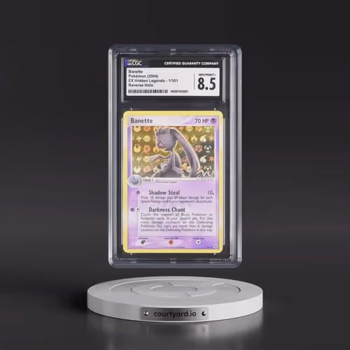2004 EX Hidden Legends #1/101 Banette - Reverse Holo (CGC 8.5 NM-MT+)