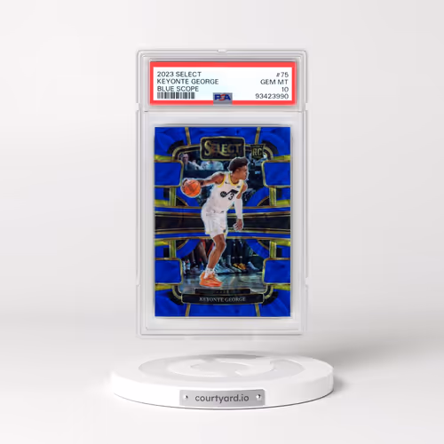 2023 Panini Select #75 Keyonte George - Blue Scope (PSA 10 GEM MINT)