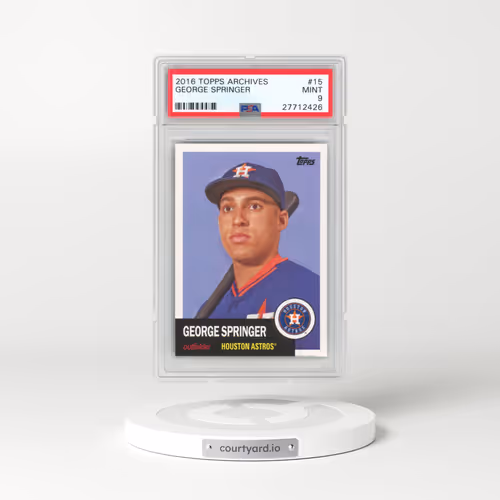 2016 Topps Archives #15 George Springer (PSA 9 MINT)