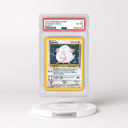 2000 Pokémon Game Base II #3 Chansey - Holo (PSA 6 EX-MT)