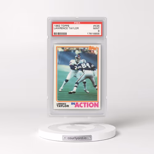 1982 Topps #435 Lawrence Taylor (PSA 9 MINT)