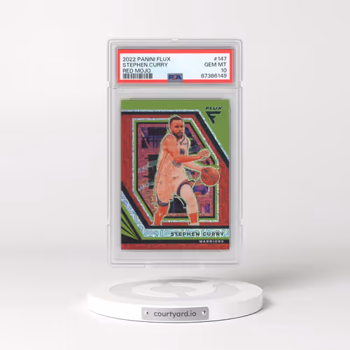 2022 Panini Flux #147 Stephen Curry - Red Mojo (PSA 10 GEM MINT)