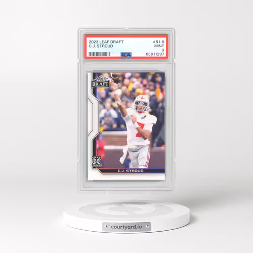 2023 Leaf Draft #B1-6 C.J. Stroud (PSA 9 MINT)