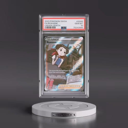 2023 Pokémon Sword and Shield Crown Zenith #GG66 Roxanne - Full Art (PSA 10 GEM MINT)