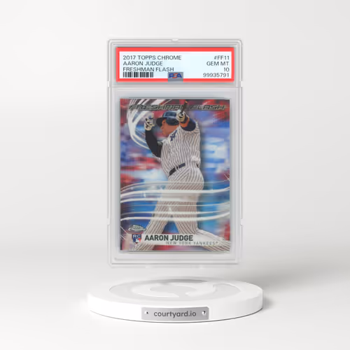 2017 Topps Chrome Freshman Flash #FF11 Aaron Judge (PSA 10 GEM MINT)