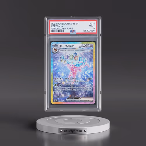 2024 Pokémon Sv8a-Terastal Fest EX #211 Espeon EX - Holo Special Art Rare (PSA 9 MINT)