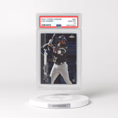 2020 Topps Chrome #60 Luis Robert (PSA 10 GEM MINT)