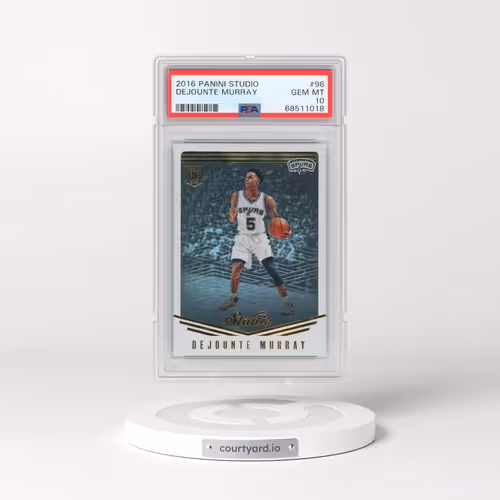 2016 Panini Studio #96 Dejounte Murray (PSA 10 GEM MINT)