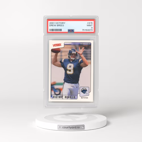 2001 Victory #415 Drew Brees (PSA 9 MINT)