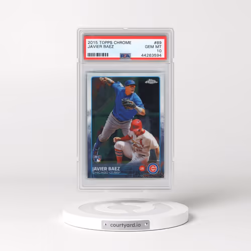 2015 Topps Chrome #89 Javier Baez (PSA 10 GEM MINT)